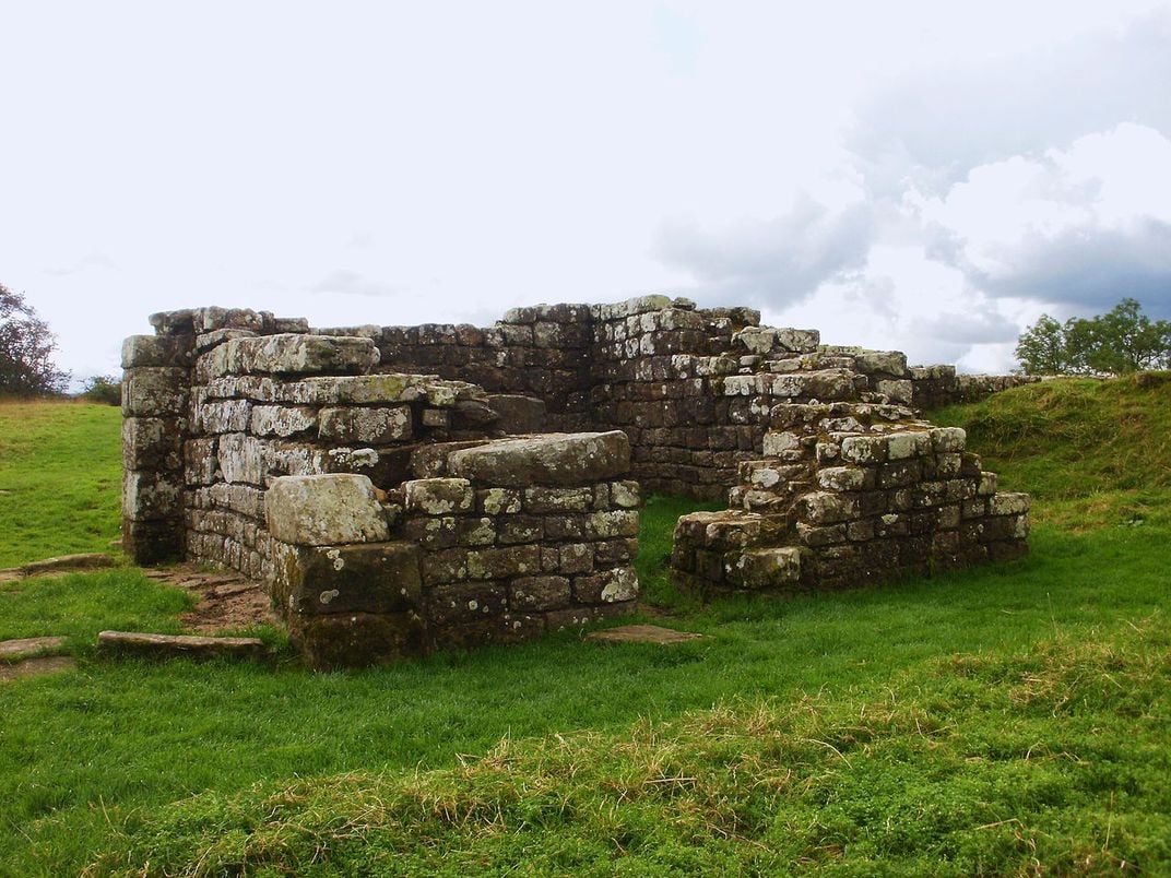 A gate at the Birdoswald Roman Fort