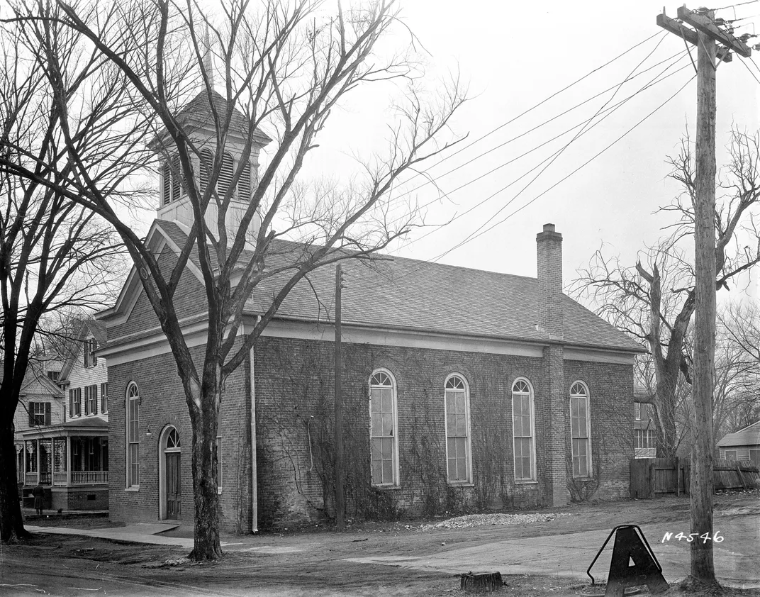 First Baptist Church structure on South Nassau Street 