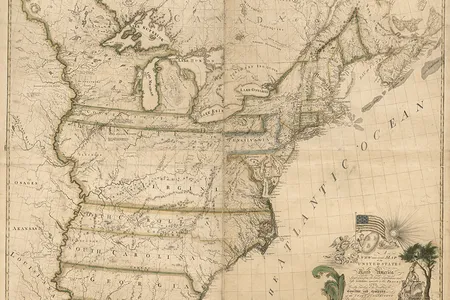 Abel Buell's map was the first in the country submitted for copyright, in March of 1784.
