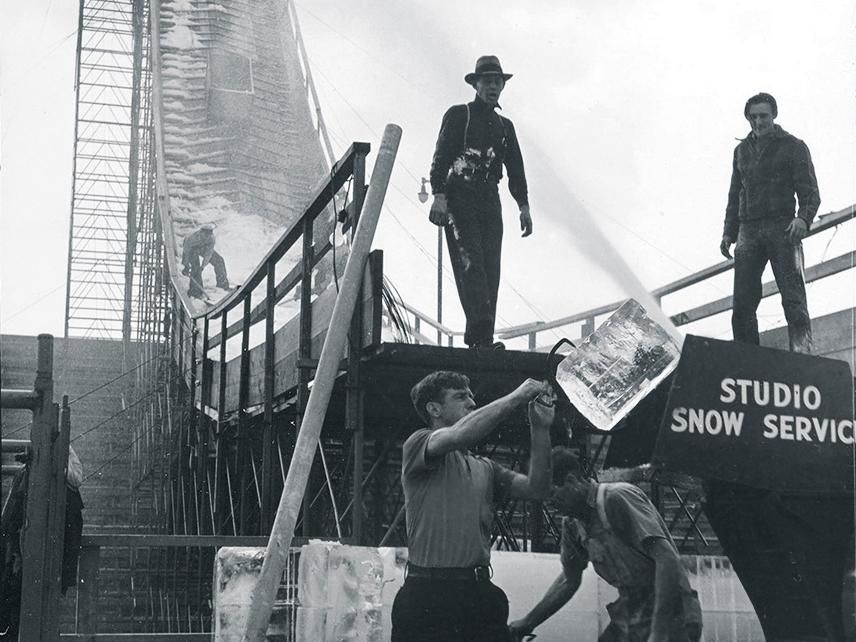 First Artificial Snow Falls on Mt. Greylock