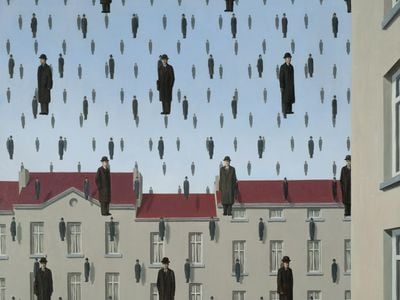 Golconda, Ren&eacute; Magritte, 1953