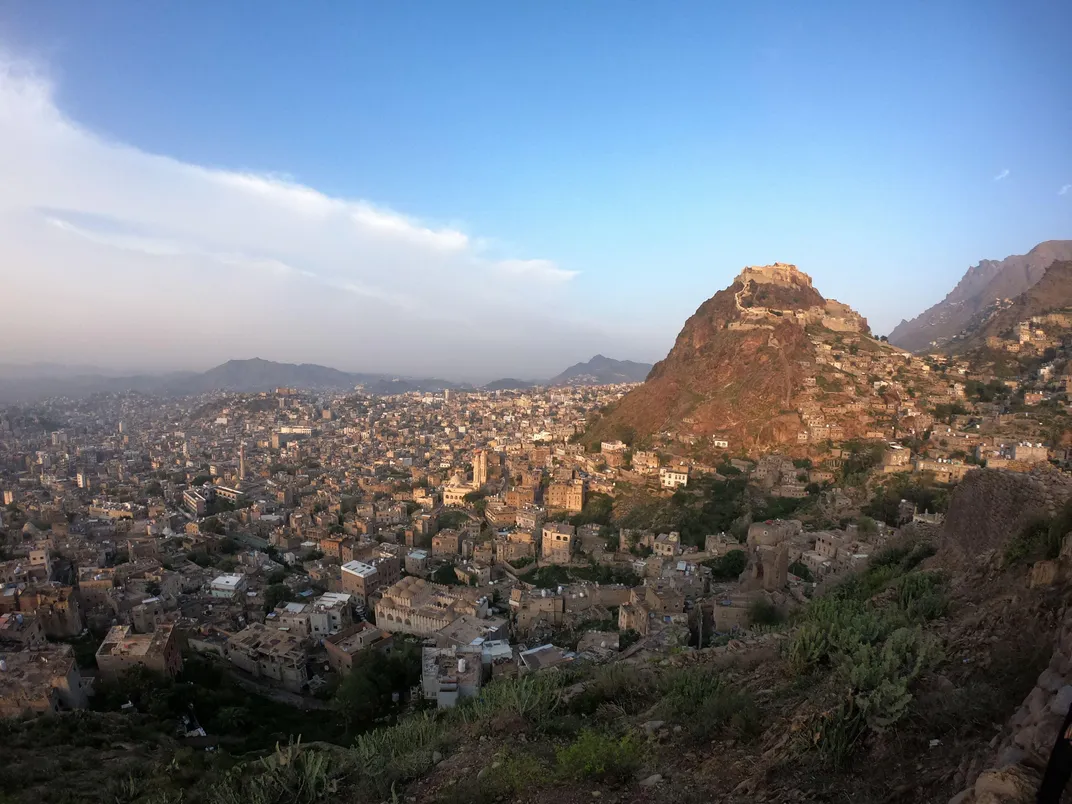View of city of Taiz