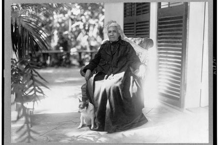 Queen Liliuokalani of Hawaii, overthrown by sugar plantation owners and U.S. troops in 1893