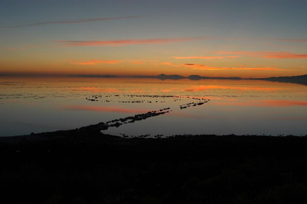 How Utah's 'Spiral Jetty' Is Drawing Attention to the Climate Crisis