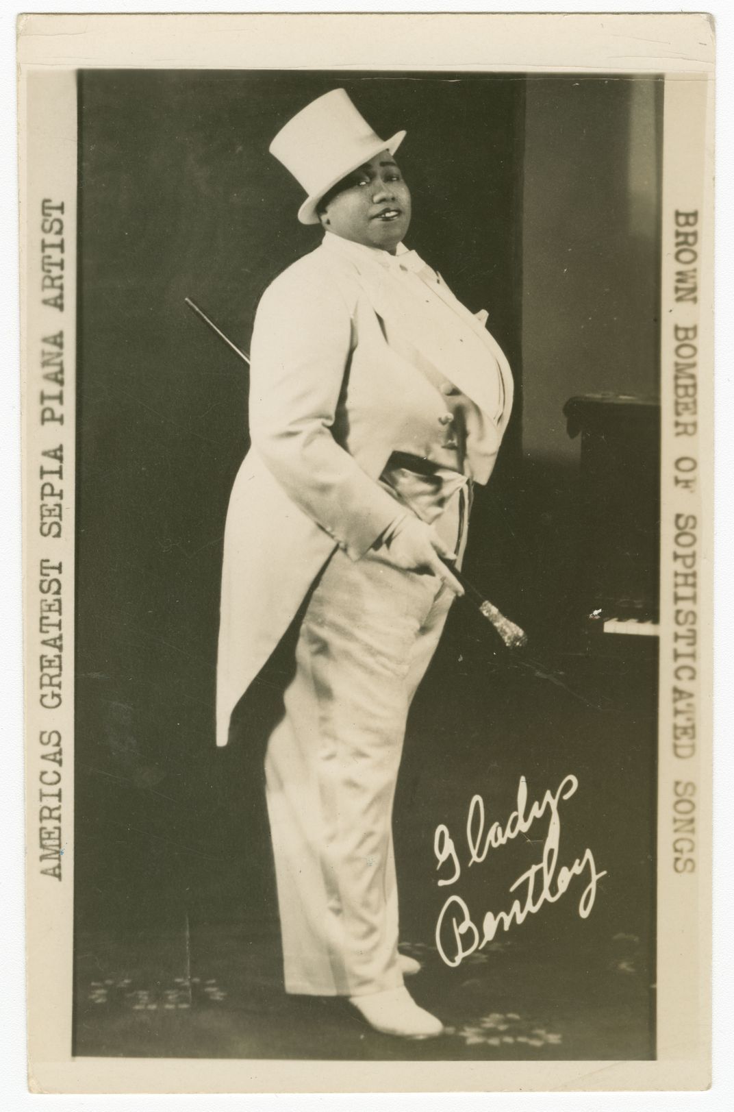 Gladys Bentley photographic postcard