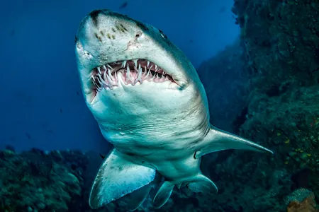 Want to know what a sand tiger shark has been eating? Look to its teeth.