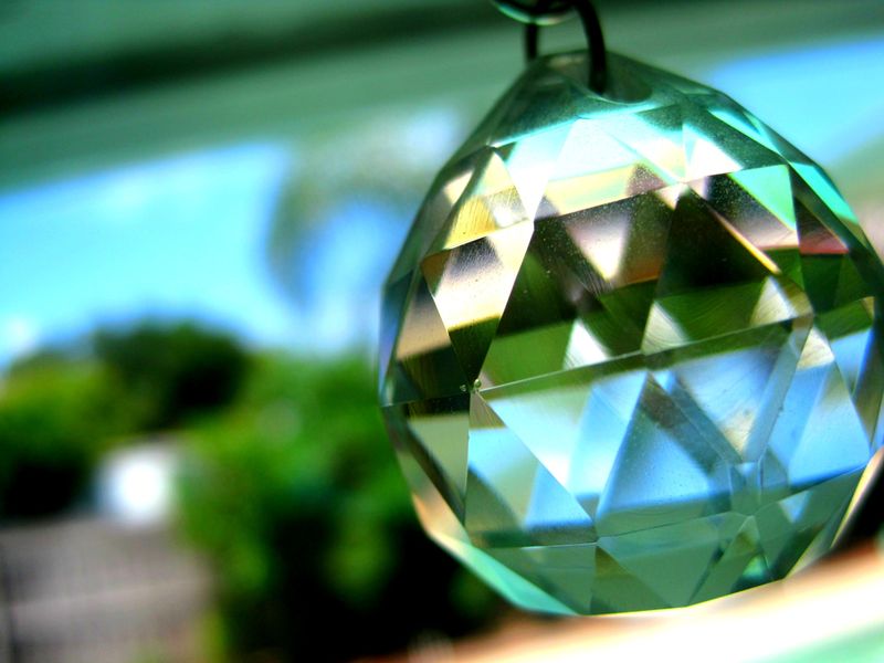 a crystal hanging from a window | Smithsonian Photo Contest ...
