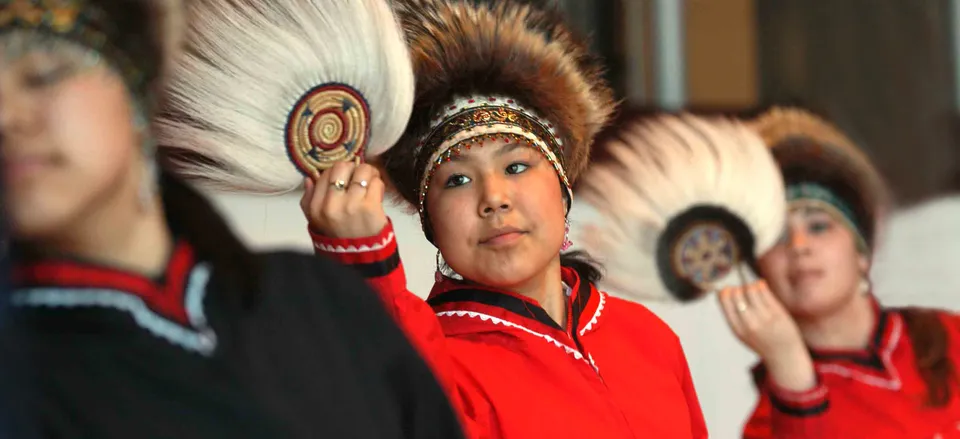  Dancers at the Alaska Native Heritage Center. Credit: Alaska Native Heritage Center