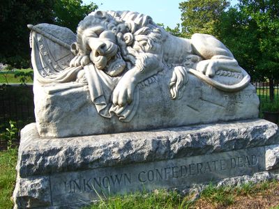 Markers will be added to the "Lion of Atlanta" monument, along with three others.