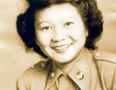Alice Tetsuko Kono in her Women's Army Corps uniform, around 1943 (NMAH)