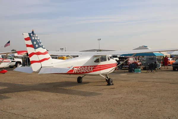 Cessna 172B Skyhawk, at KMIT Wings and Wheels. thumbnail