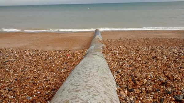 First Drops Of Rain At The Seaside thumbnail