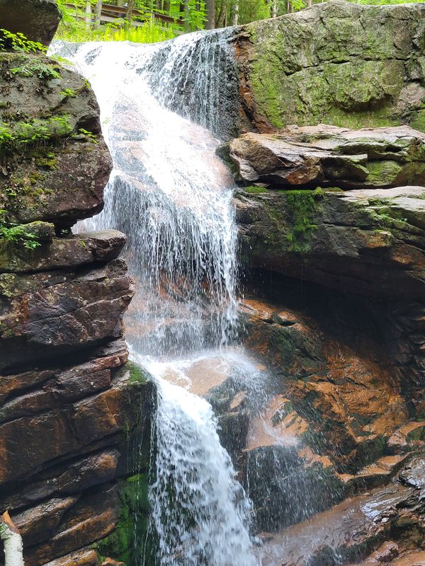 Waterfall at Flume Gorge thumbnail
