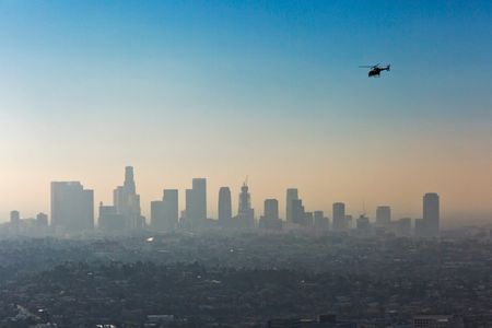 Los Angeles: City of Angels...and smog. 