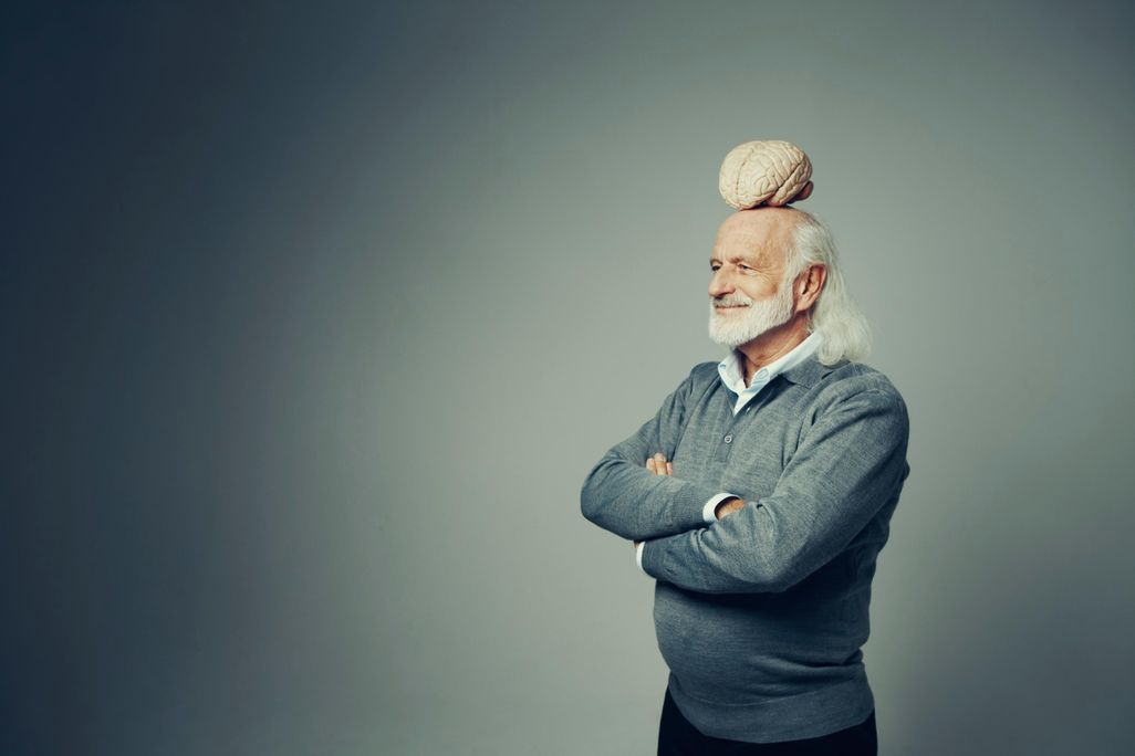 brain older man