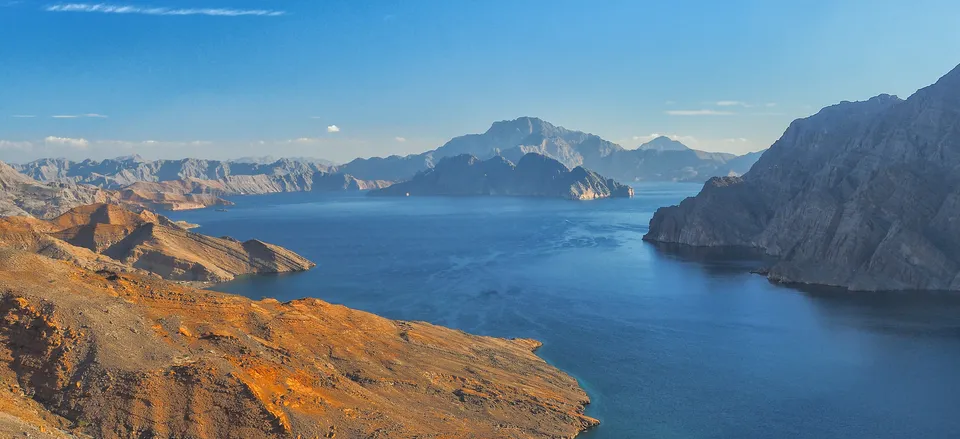  Coastal landscape, Musandam Peninsula, Oman 