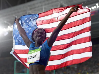 Tori Bowie at the&nbsp;2016 Olympic Games