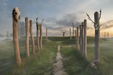 A rendering of what the site in Tiel may have once looked like