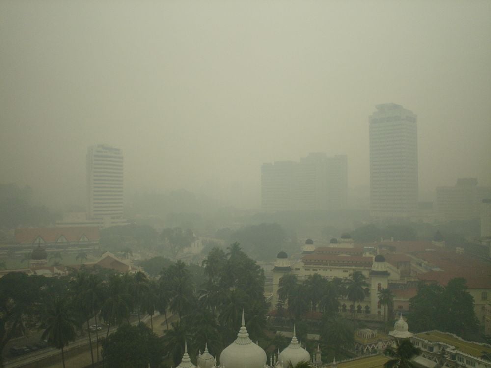 Haze in Kuala Lumpur