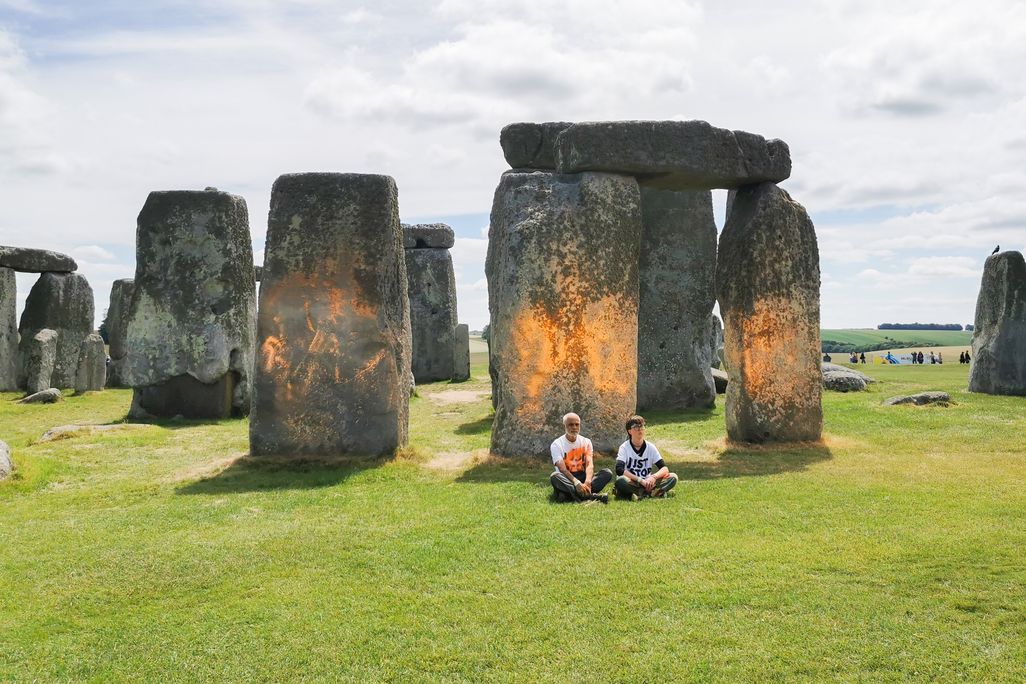 Just Stop Oil Stonehenge Protest