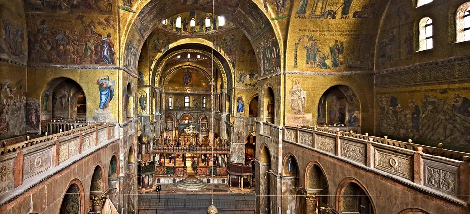  Interior of the Basilica of San Marco 