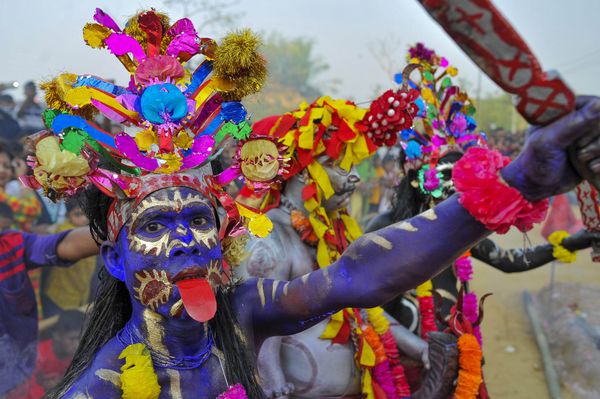 Portrait of a Performer as Goddess Kali in the Charak Puja Festival thumbnail