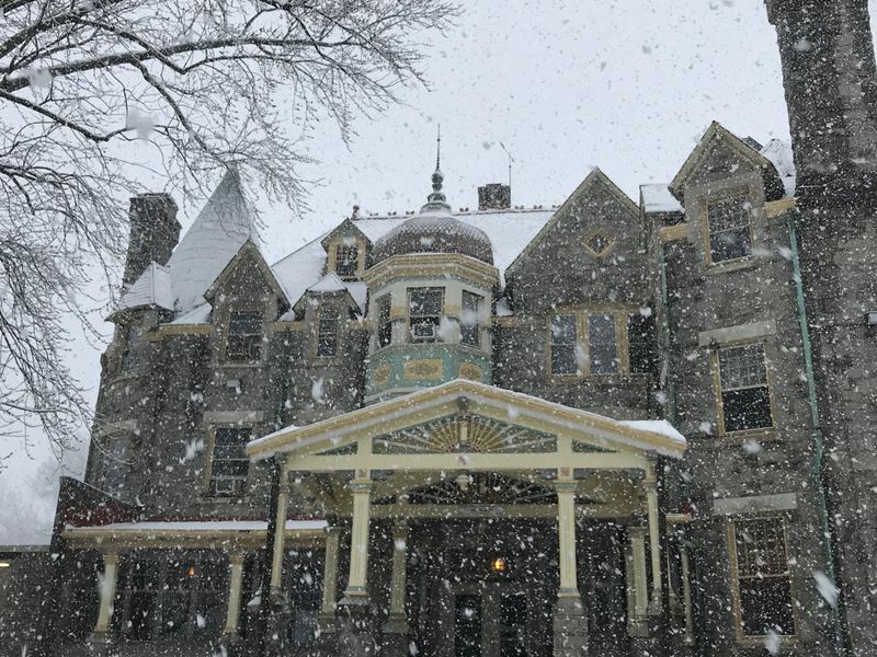 Snow fall at school Smithsonian Photo Contest Smithsonian Magazine