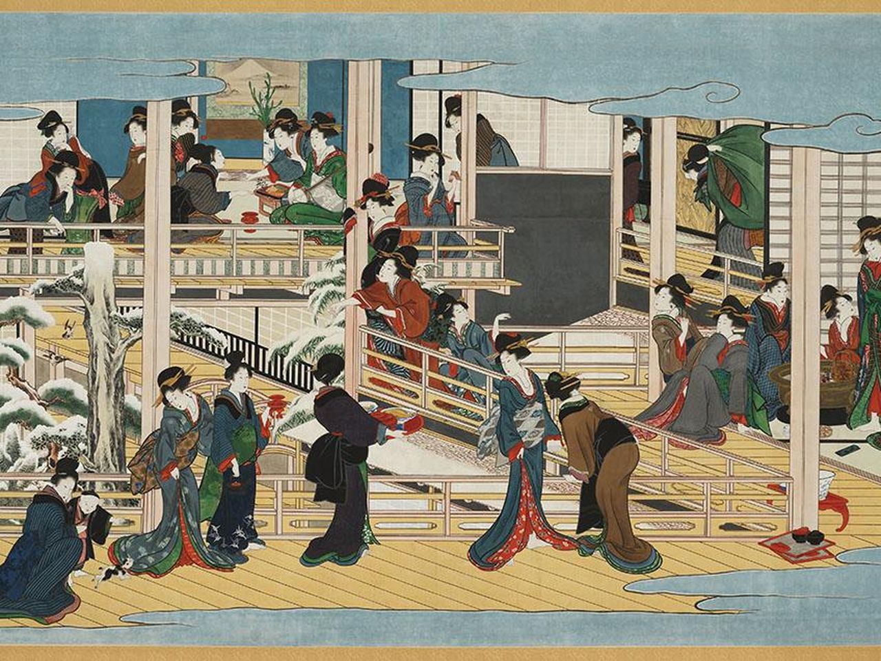 This Rare Display of a Japanese Triptych is Only Usurped by the