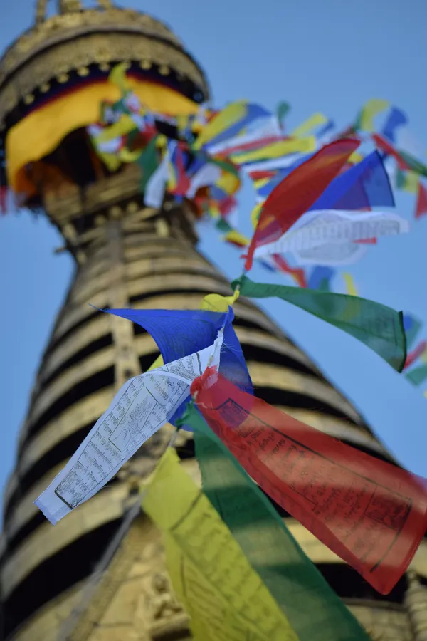Prayer Flags Ascending Stupa thumbnail