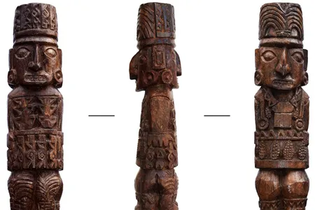 The Pachacamac Idol, a 1200-year-old wooden carving that held spiritual significance to the Inca