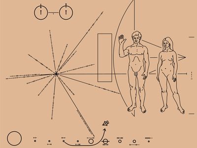 We hoped extraterrestrials could decode the plaque attached to the Pioneer spacecraft in the 1970s. Would we be able to figure out theirs?