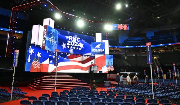 stage at the 2024 Republican National Convention