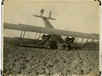 In 1924, there wasn't a code for this. A U.S. Army Air Corps Curtiss NBS-1 nosed over in a plowed field. 