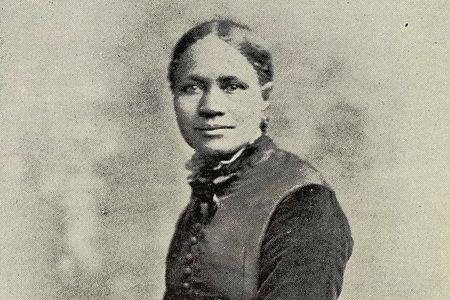 Portrait of Frances E.W. Harper (detail), Frontispiece, Poems, 1900. (Smithsonian Libraries and Archives) 
 

