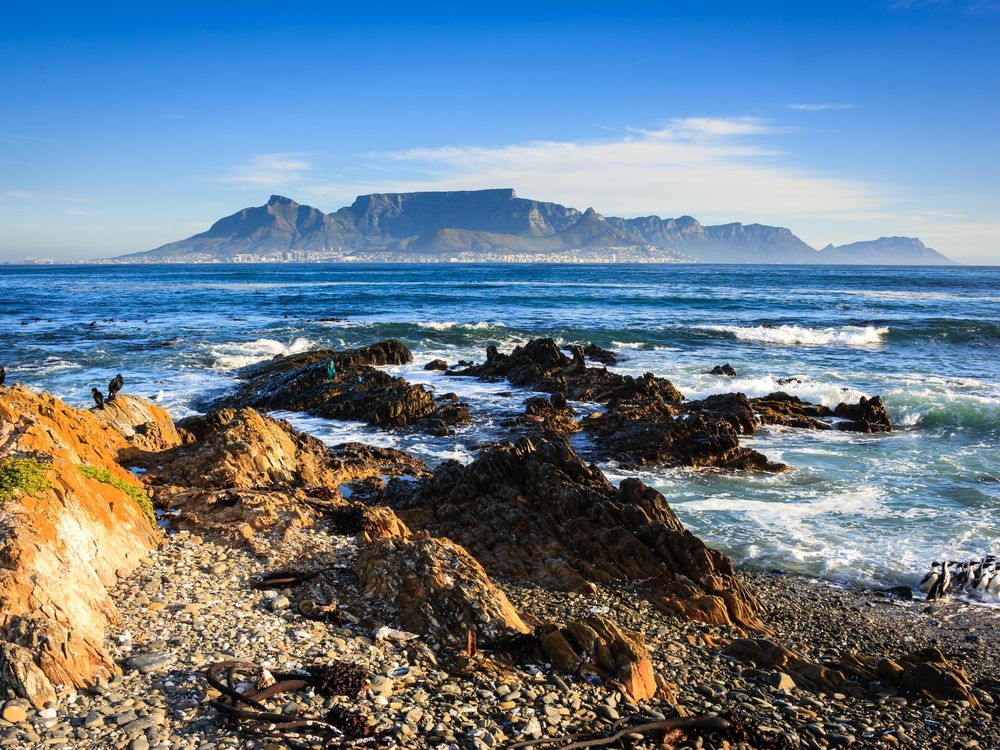 Cape Town Seen From Robben Island