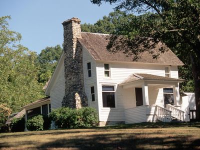 The house of Laura Ingalls Wilder, author of the "Little House on the Prairie" books
