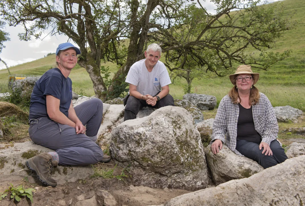 Hugely exciting and rare': Neolithic polishing stone found in