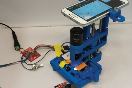The LudusScope is an open-source, 3D printed, smartphone-integrated microscope.