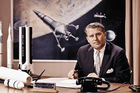 Wernher von Braun would come to personify NASA's space exploration program.