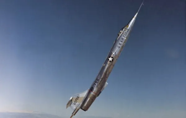 Zoom climbs in the rocket-boosted NF-104 could top out at 120,000 feet in zero gravity. 