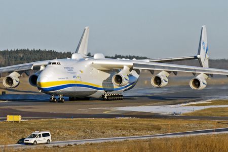 The massive aircraft was initially built as part of the Soviet aeronautical program in the 1960s and 70s while the Soviet Union was undergoing a space race with the United States.
&nbsp;