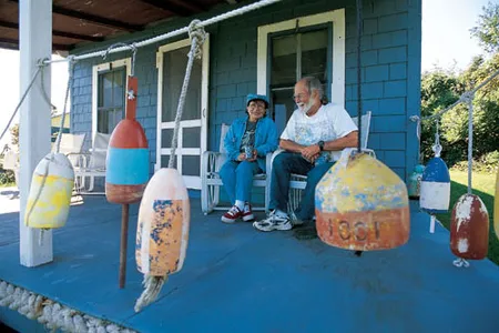 A handful of residents (including Claire and Bill Hale) still summer on Peddock's. The couple, passionate advocates of the island's tranquil beauties want the park service to preserve at least one cottage as a museum.