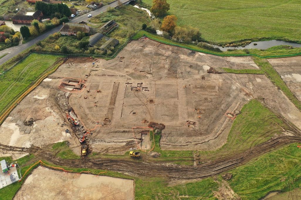 Remains of well-preserved Elizabethan garden