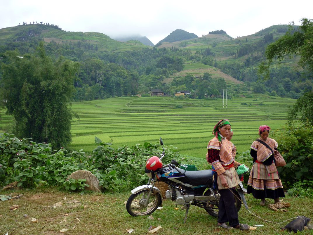 Women at a local market 