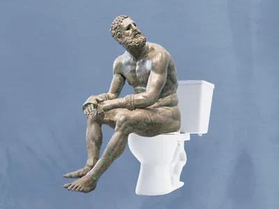 The Roman elite viewed public toilets as an instrument that flushed the filth of the plebes out of their noble sight.
