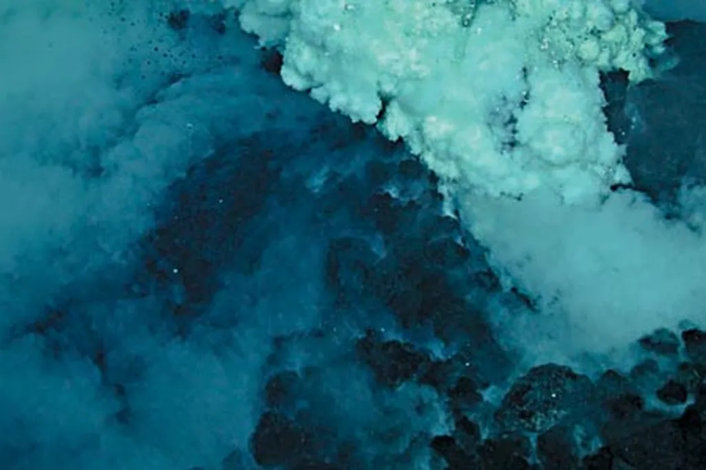 Underwater volcano
