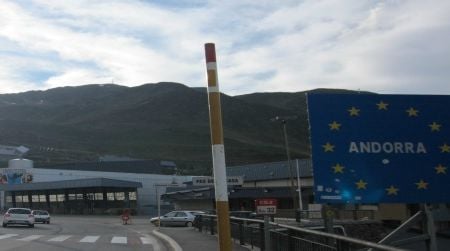 Andorra makes no effort to charm those crossing the border from France. Shown here is the entry point into the commercial hub of Pas de la Casa.