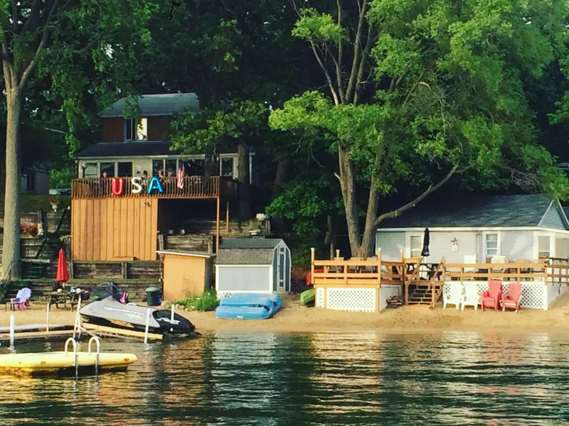 Big Crooked Lake, Michigan, on the Fourth of July Smithsonian Photo