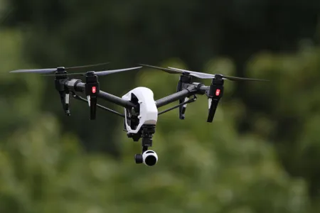 No longer Army material: DJI's Inspire 1 drone.