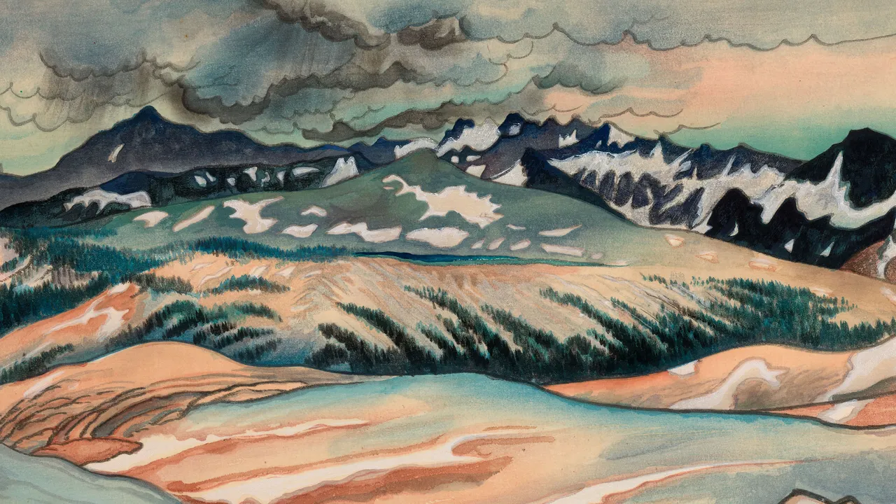 アート・デザイン・音楽 Japanese painting masterpiece selection chiura-obata-great-nature-